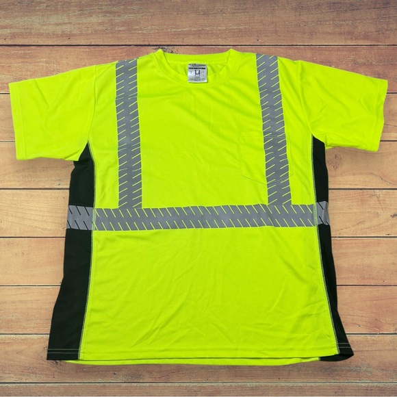 ML Kishigo Shirts Ml Kishigo 914 Safety Shirt Class 2 Hiviz Type R